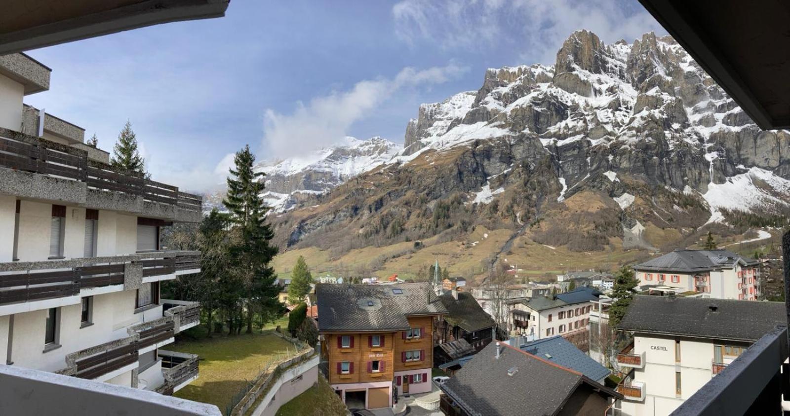Flaminia Wohnung 15 - Best View And Free Parking! Leukerbad Exterior photo
